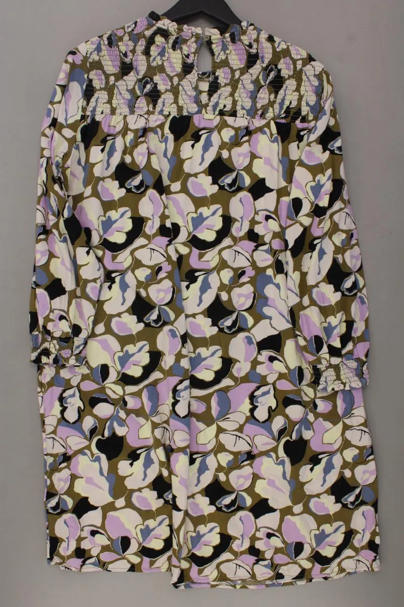 Tom Tailor Langarmkleid Gr. 46 geometrisches Muster mehrfarbig